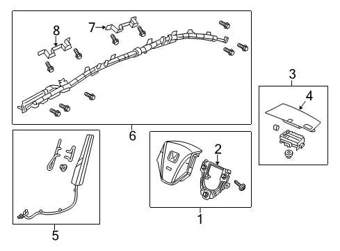 Set, Driver Module (Graphite Black) Diagram for 77810-T1W-A80ZA