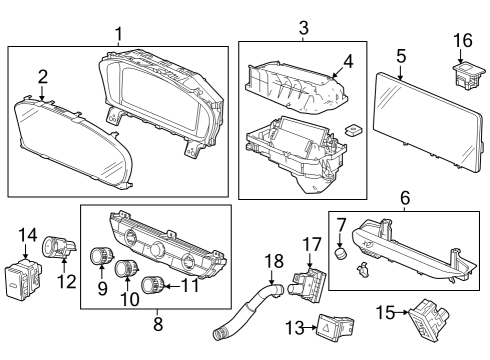 Honda 77245-30A-A22ZA GARNISH *NH1071L*