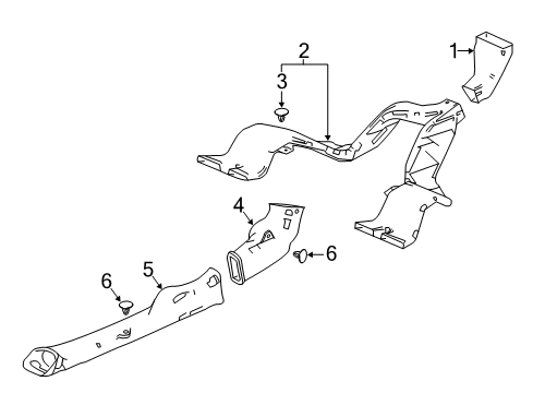2022 Honda Accord Hybrid Ducts Diagram