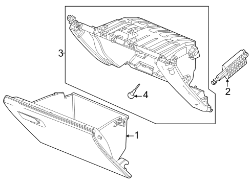 2023 Honda HR-V Glove Box Diagram