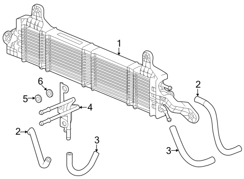 2023 Honda Accord Hybrid Trans Oil Cooler Diagram