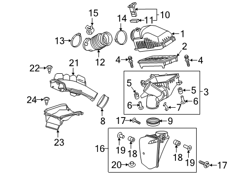 2023 Honda Ridgeline Air Intake Diagram
