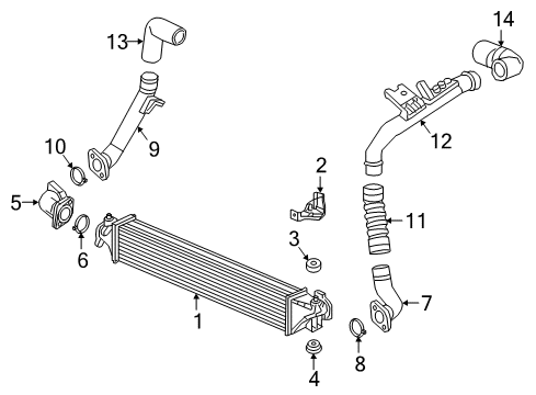 2022 Honda CR-V Intercooler Diagram
