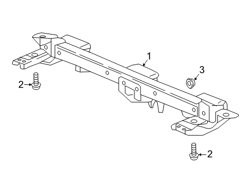 2022 Honda Ridgeline Trailer Hitch Components Diagram