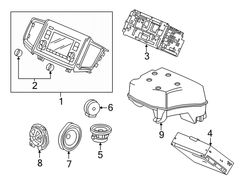 2022 Honda Passport Navigation System Diagram 2
