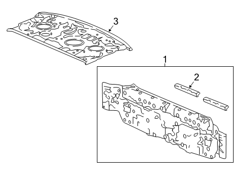 2022 Honda Accord Hybrid Rear Body Diagram