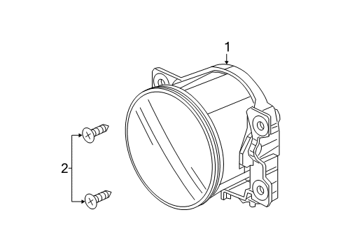 2023 Honda Passport Fog Lamps Diagram