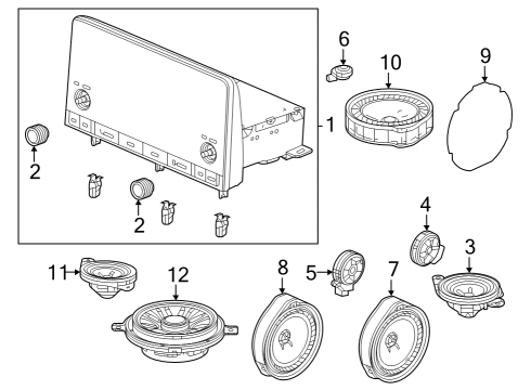 2023 Honda Accord Hybrid Sound System Diagram