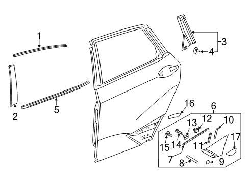 Double Face C L Diagram for 75335-TRT-A01