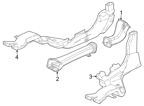 2023 Honda CR-V Ducts Diagram