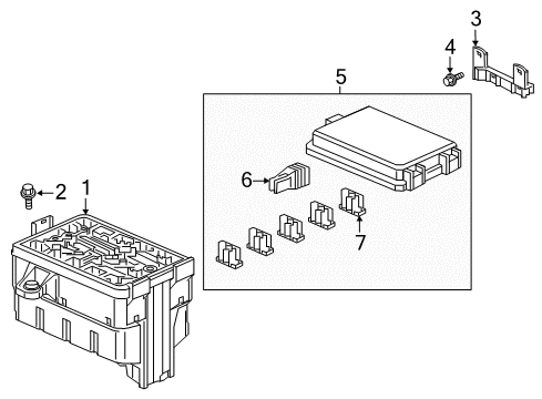 2023 Honda Odyssey Electrical Components Diagram 2