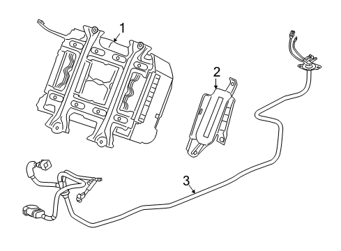 Box Assy., Battery Diagram for 1D100-RW0-C04
