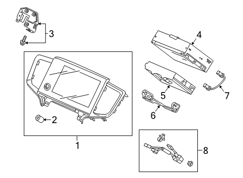 2022 Honda Passport Navigation System Diagram 1