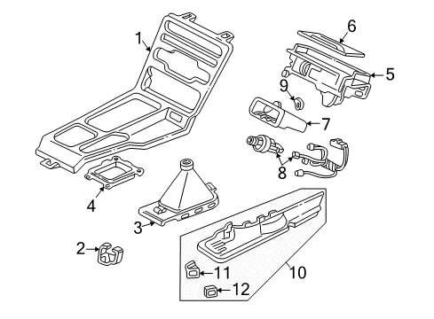 Mat R *B134L* Diagram for 88307-SL0-A02ZE