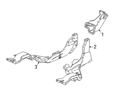 2022 Honda CR-V Ducts Diagram