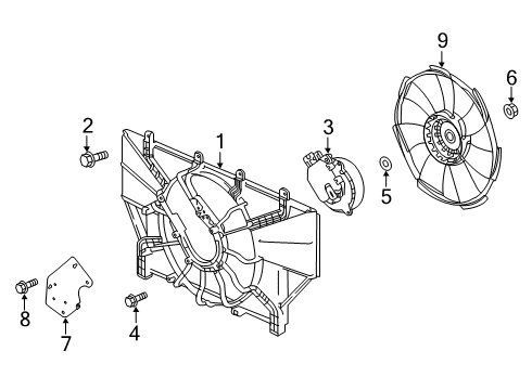 2022 Honda Accord Hybrid Cooling System, Radiator, Water Pump, Cooling Fan Diagram 2