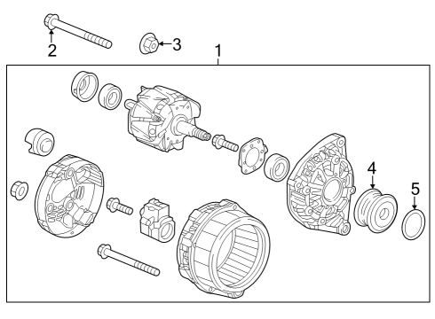 2023 Honda CR-V Alternator Diagram