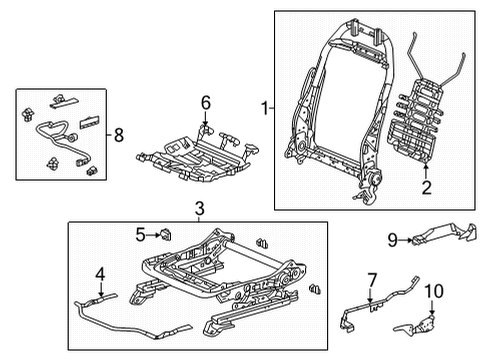 2022 Honda Civic Tracks & Components Diagram 4