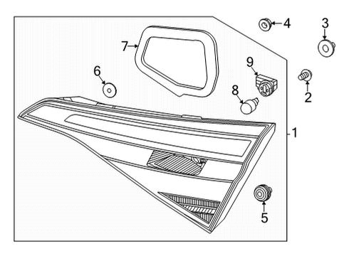 2022 Honda Civic Backup Lamps Diagram 1