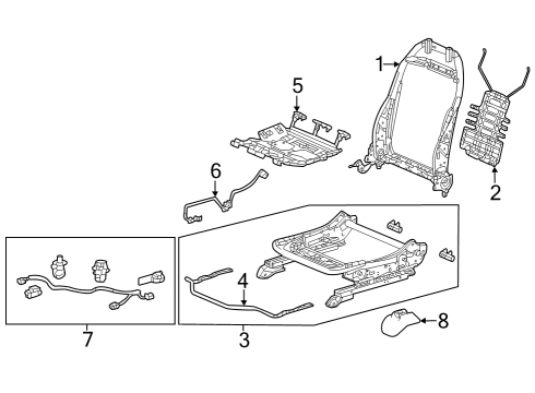 2023 Honda CR-V Tracks & Components Diagram 3