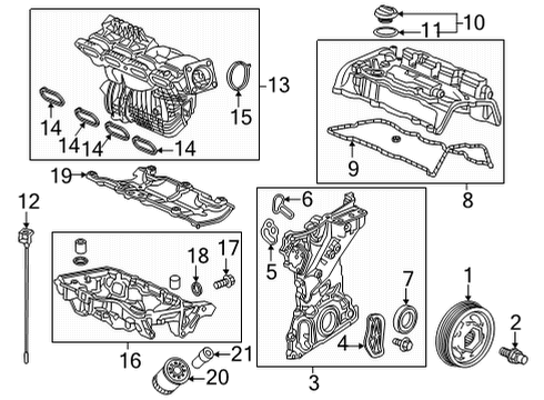 2023 Honda Civic Engine Parts, Mounts, Cylinder Head & Valves, Camshaft & Timing, Oil Pan, Oil Pump, Crankshaft & Bearings, Pistons, Rings & Bearings, Variable Valve Timing Diagram 4