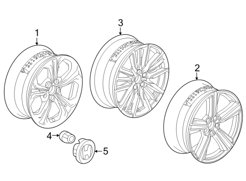 2023 Honda Accord Hybrid Wheels Diagram 1