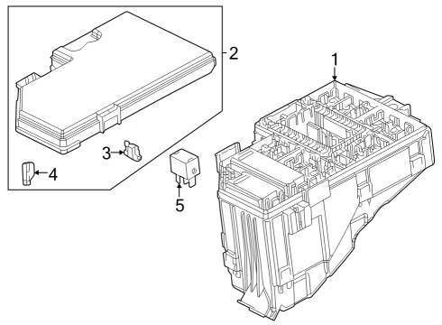 2023 Honda CR-V Fuse & Relay Diagram 1
