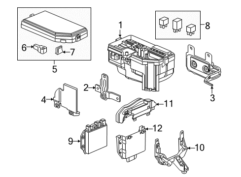 2023 Honda Ridgeline Fuse & Relay Diagram 2