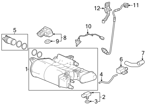2023 Honda Accord Hybrid Emission Components Diagram 3