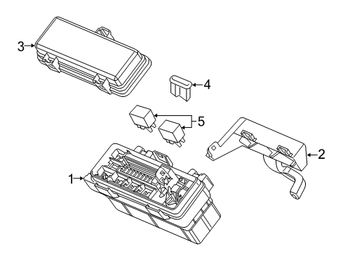 2023 Honda Ridgeline Fuse & Relay Diagram 1