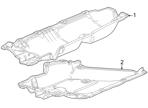 2023 Honda CR-V Exterior Trim - Pillars Diagram 1