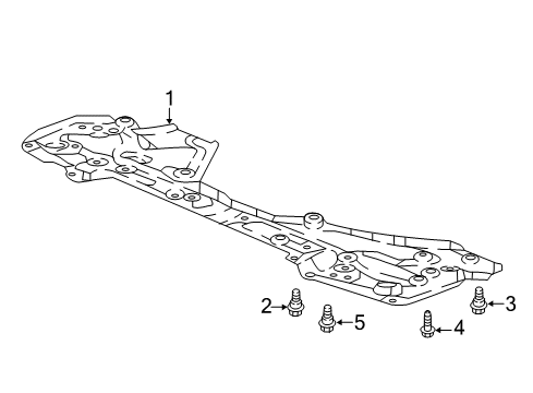 2023 Honda Odyssey Splash Shields Diagram