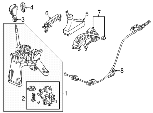 2022 Honda Civic Gear Shift Control - AT Diagram 2