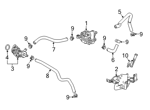 2022 Honda Accord Emission Components Diagram 2