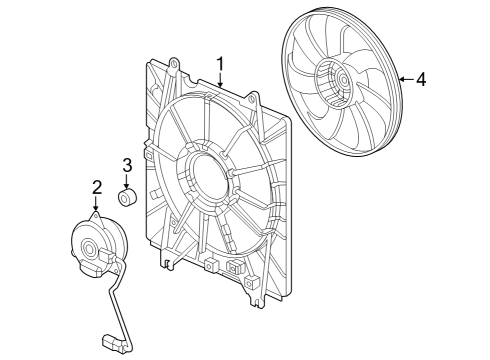 2023 Honda Accord Hybrid Cooling Fan Diagram 1