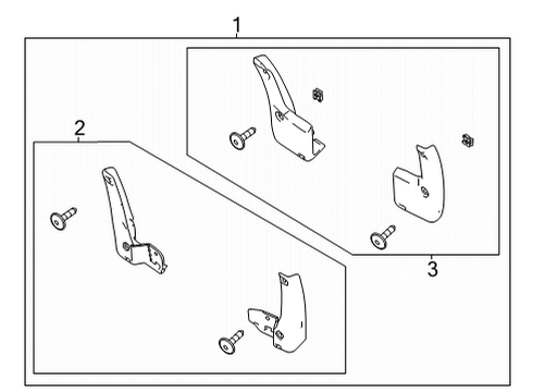 2022 Honda Civic Exterior Trim - Fender Diagram 2