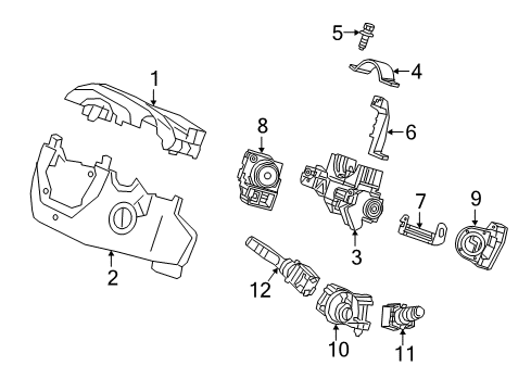 2022 Honda HR-V Anti-Theft Components Diagram