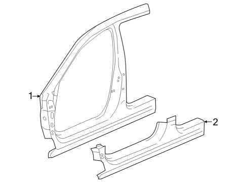 2023 Honda Pilot Aperture Panel Diagram