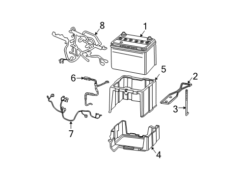 Plate Diagram for 31512-S7A-000