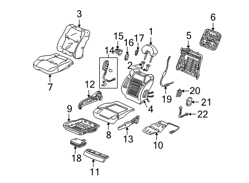 Cover R *YR169L* Diagram for 04811-S3M-A60ZC