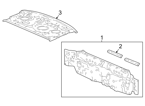 2023 Honda Accord Hybrid Rear Body Diagram