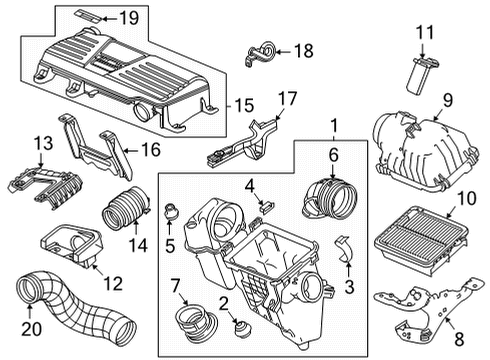 2022 Honda CR-V Filters Diagram 2