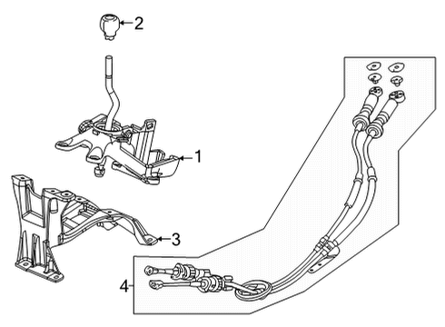 2022 Honda Civic Gear Shift Control - MT Diagram