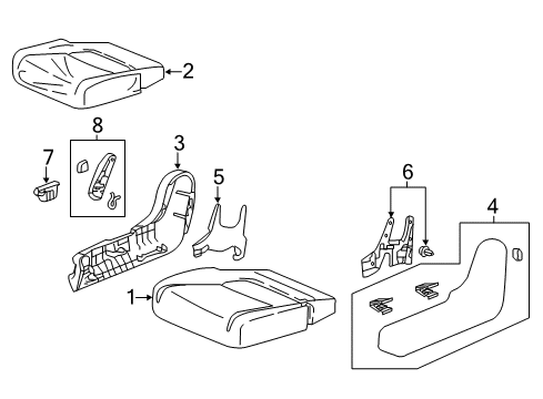 2023 Honda Odyssey Second Row Seats Diagram 5