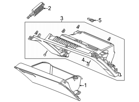 2022 Honda Civic Glove Box Diagram 2