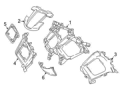 2022 Honda CR-V Cluster & Switches, Instrument Panel Diagram 6