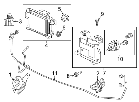 2022 Honda Pilot Automatic Temperature Controls Diagram 1