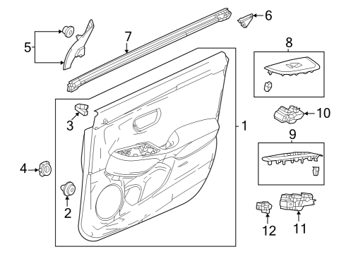 2023 Honda HR-V SWITCH ASSY Diagram for 35760-3V0-A01