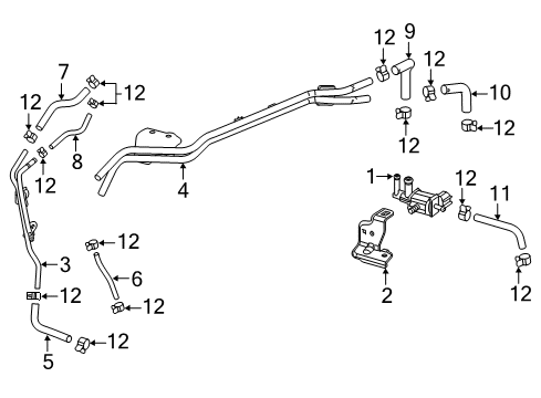 2022 Honda Accord Emission Components Diagram 1