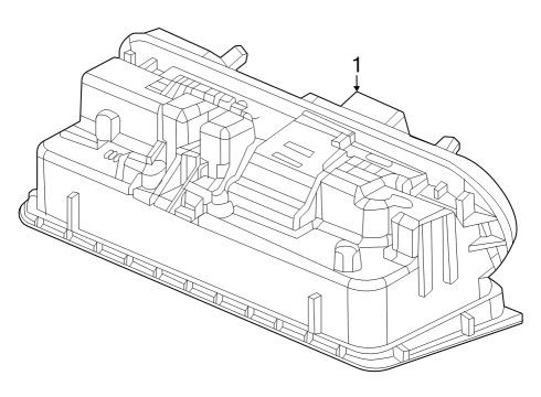 2024 Honda HR-V License Lamps Diagram